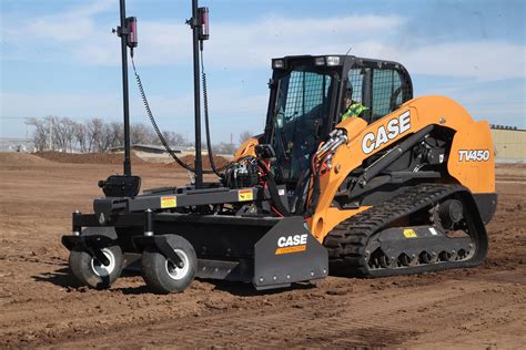 track loader laser control system